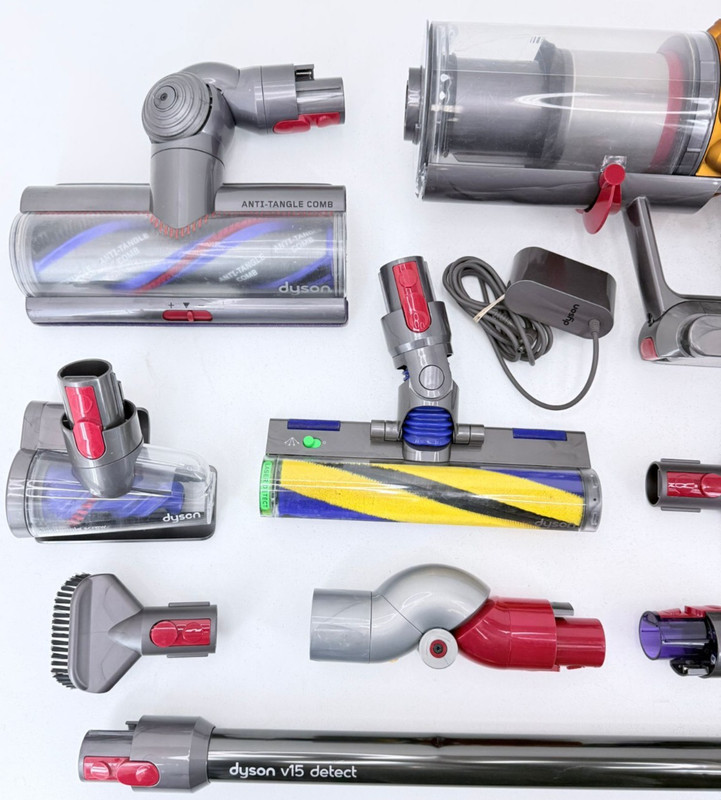 Dyson V15 Detect Cordless Stick Vacuum Cleaner Set - Yellow/Iron 0250 gallery