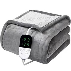 220V Heated Blanket-electric Blanket,soft Heated Throw Blanket with 6 Heating