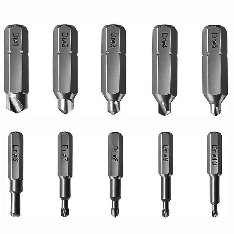 22* Broken Screw Extractor Remover Set Damaged Stripped Easy Out Drill Bits Bolt gallery