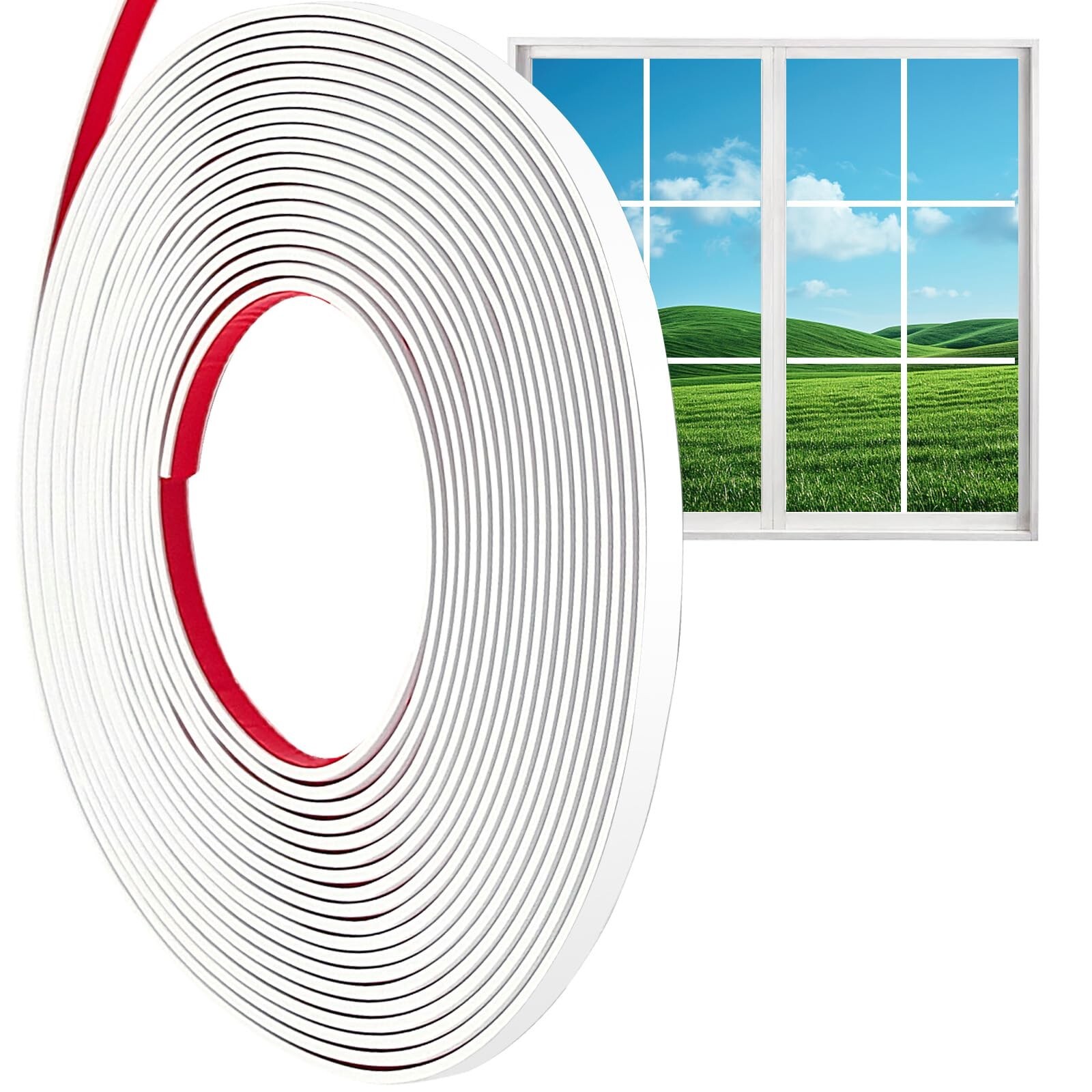 33 Ft Window Grille Inserts, Window Grid Kit, TPE Self-Adhesive Peel and Stic... gallery