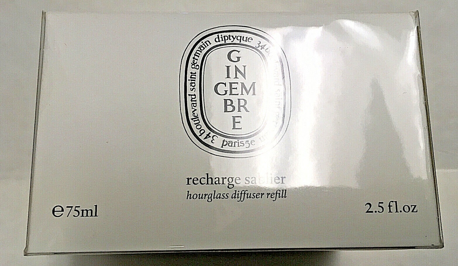 Diptyque Gingembre Hourglass Diffuser Refill 2.5oz New Sealed gallery