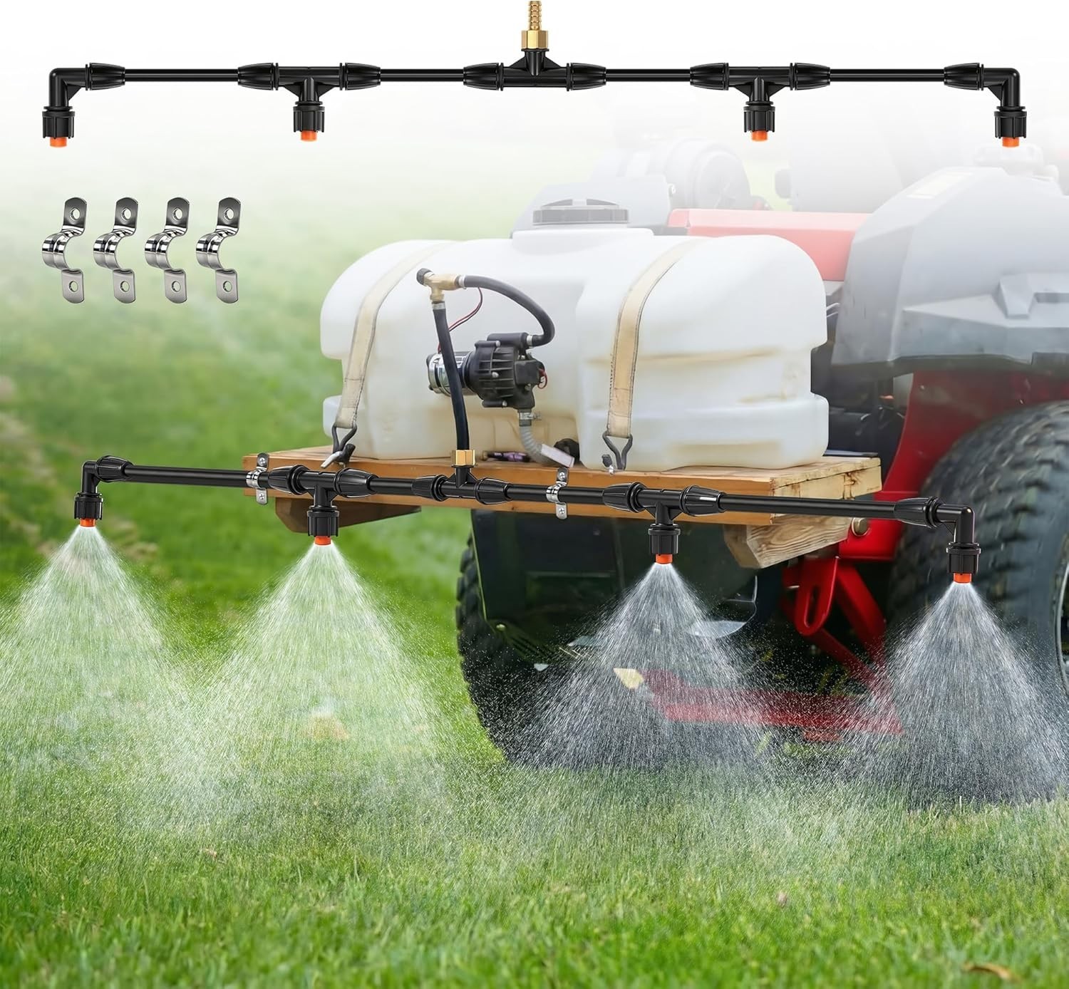 Boom Sprayer Wand ATV Sprayers Boom Kit with Fittings, Wide Coverage Sprayer Att gallery