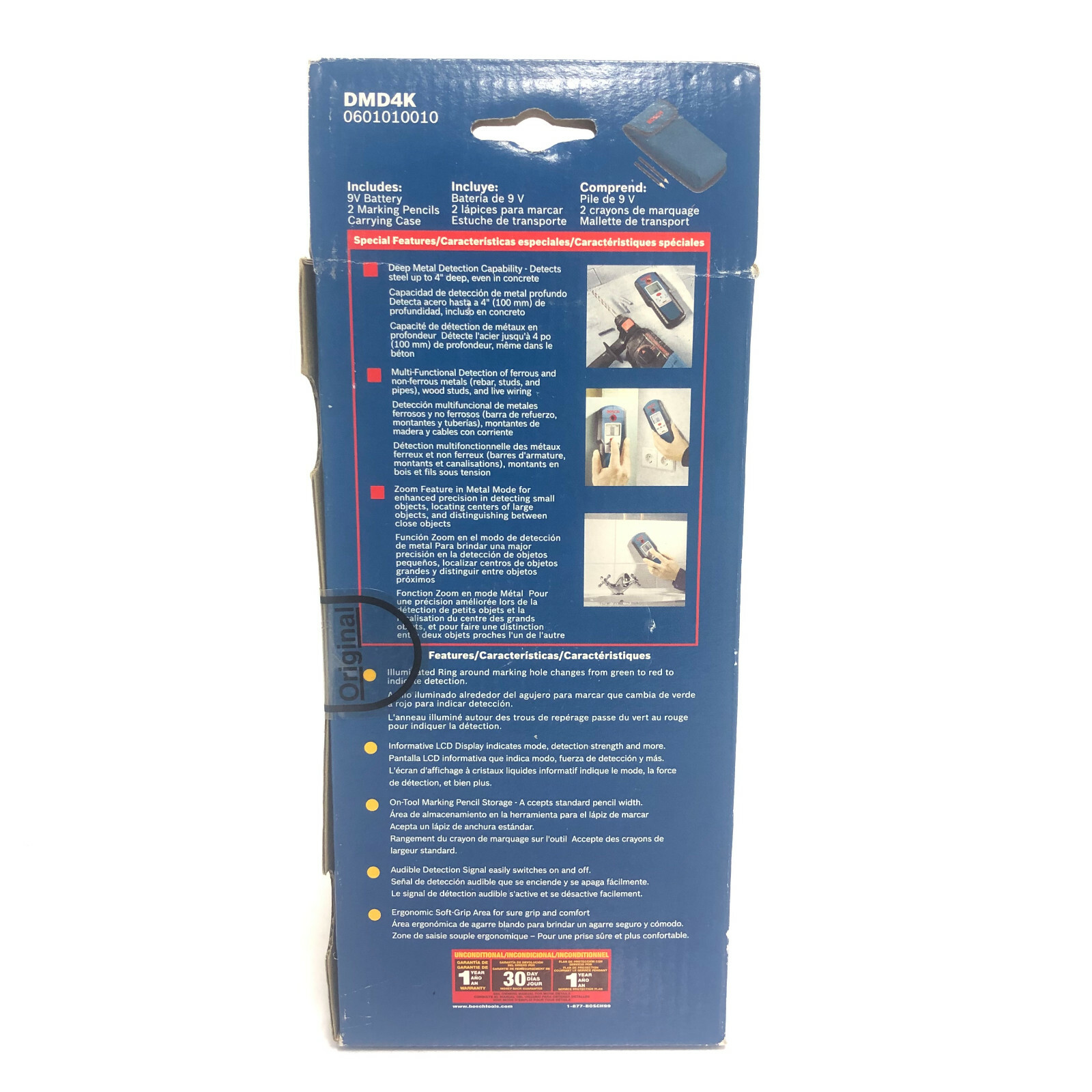 NEW Bosch DMD4K Digital Multi Detector Kit w/ Case in Original Packaging gallery