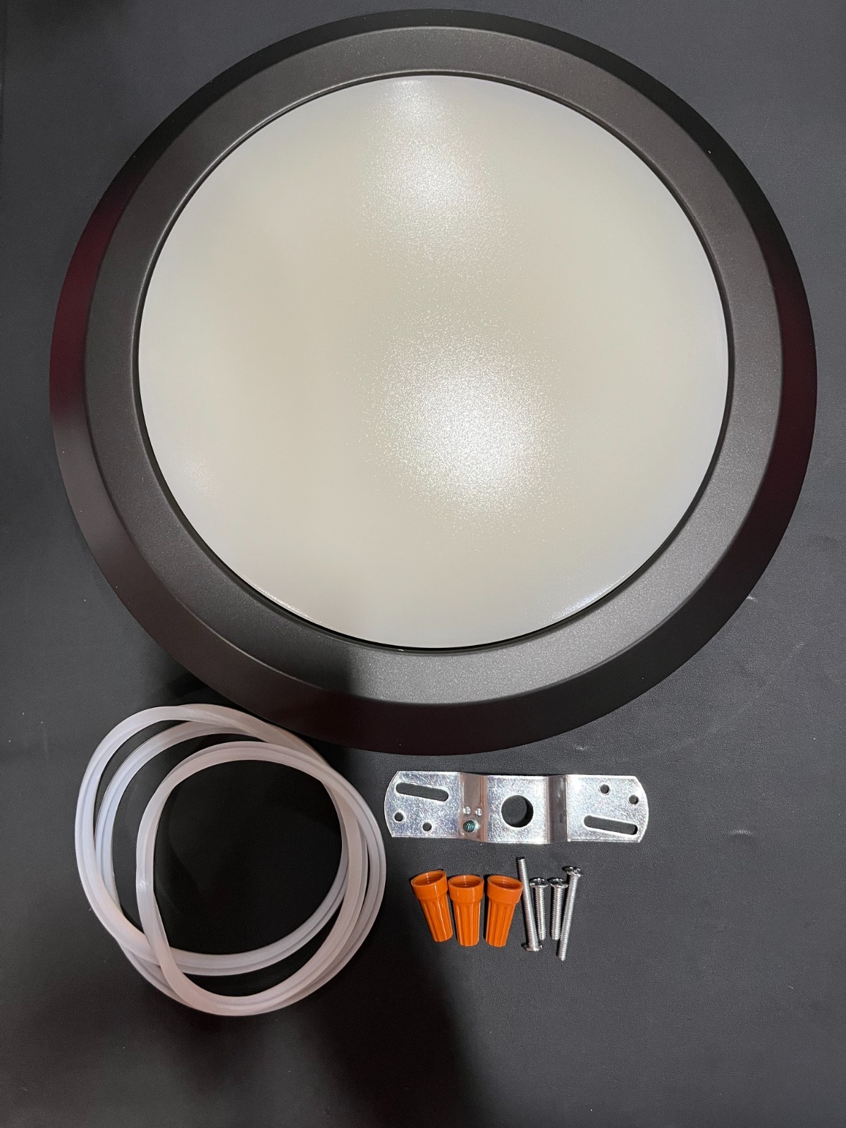 12” Modern Slim LED Flush Mount Ceiling Light – Oil Rubbed Bronze, 4000K Neutral gallery