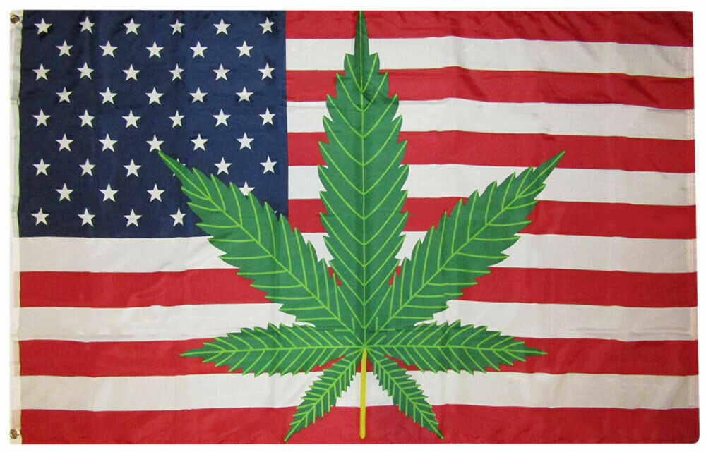 MARIJUANA LEAF flag 3'x5' banner MARY JANE WEED POT GRASS JOINT POT WEED gallery