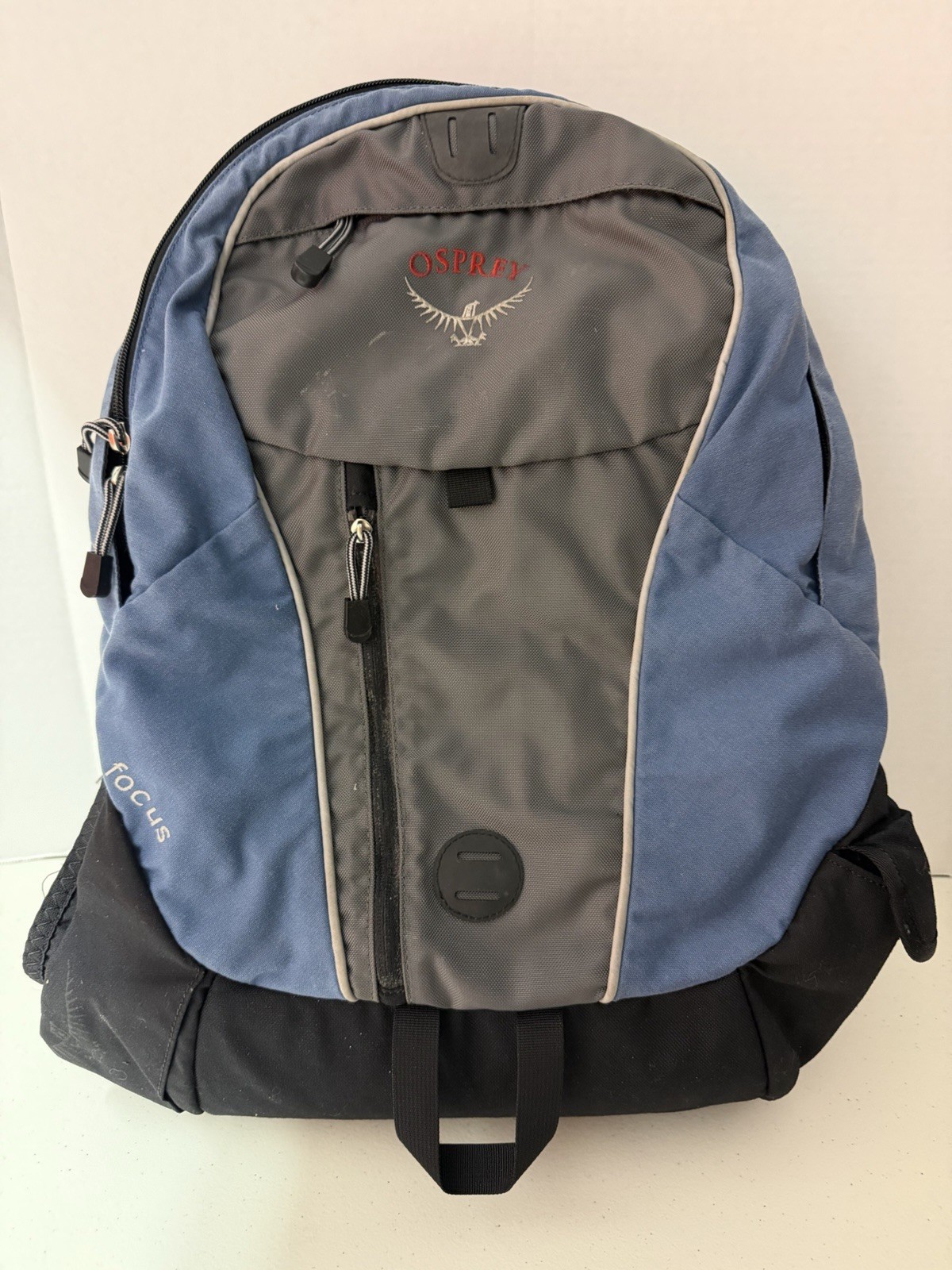 Osprey Focus Backpack Blue Black And Gray