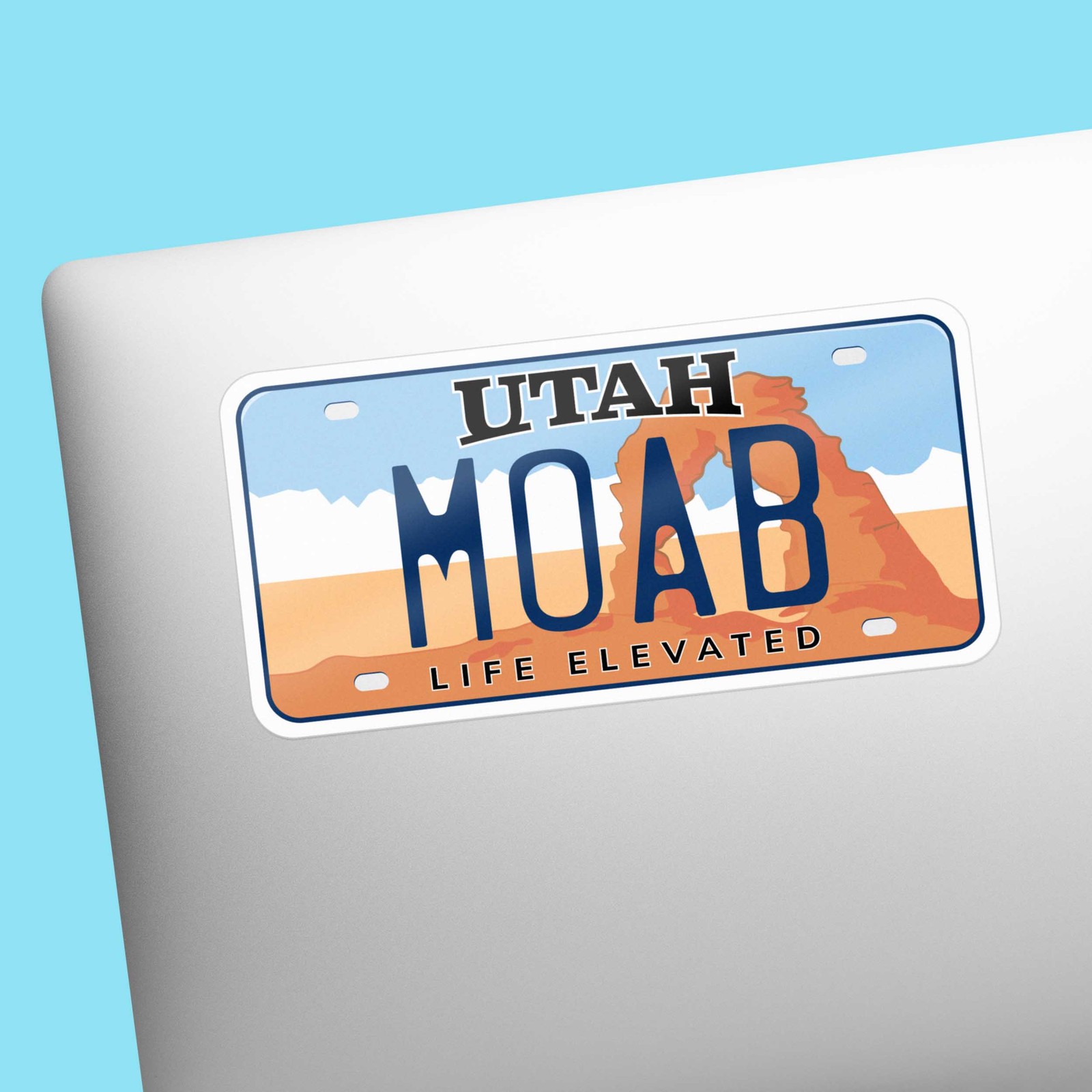 Moab Utah License Plate Sticker gallery
