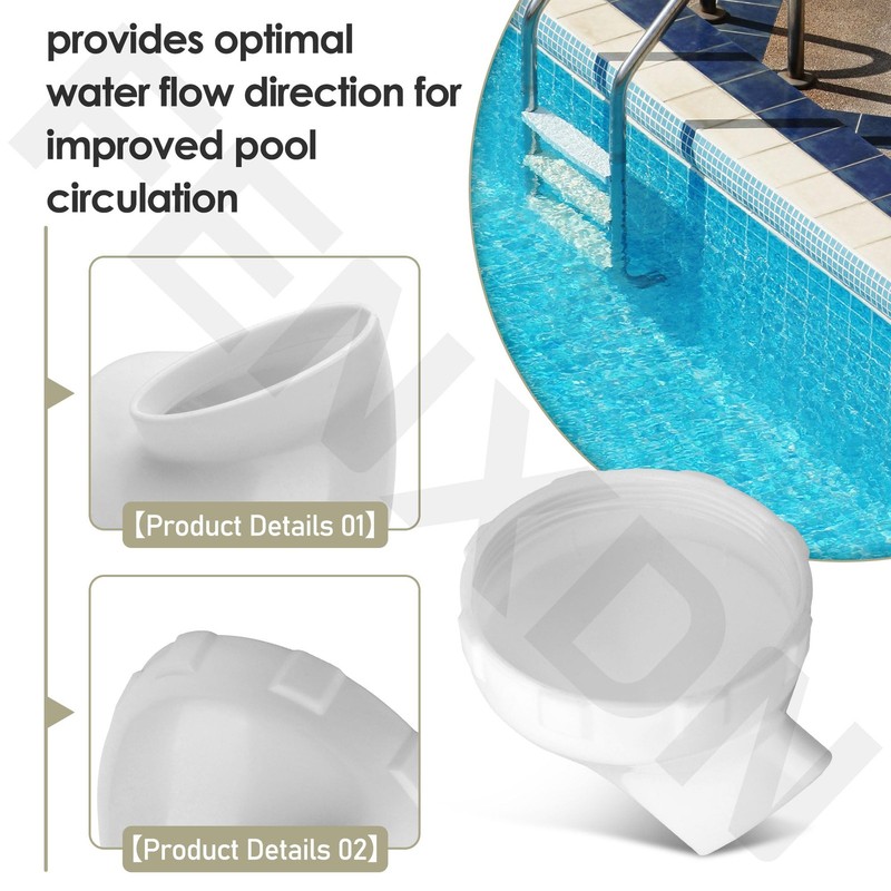 Enhanced Angled Pool Nozzle with Intex Bestway Pools 26165EH, 26167EH - 3-3/1... gallery