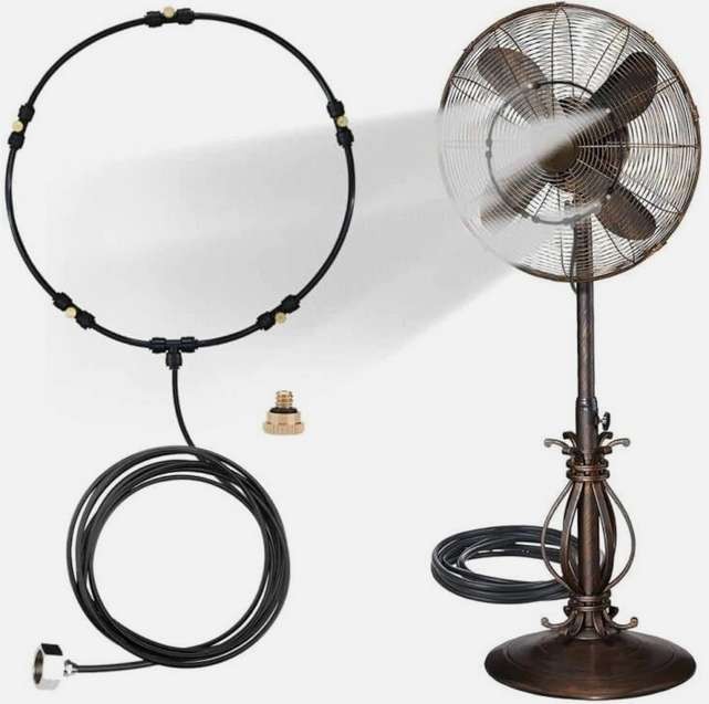 USA Misting Fan Kit Cool Patio Water Mister Spray For Cooling Outdoor 10/20/33FT gallery