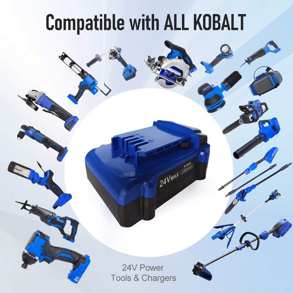 6Ah Lithium Battery for 24V Battery Max KB624-03 KB524-03 KB424-03 KB224-03 gallery