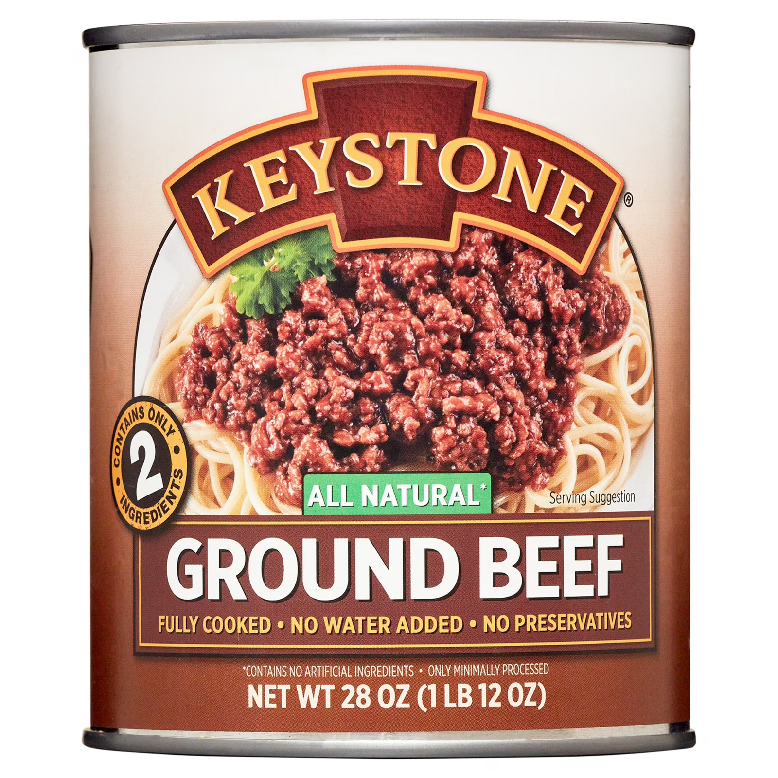 Keystone All natural Ground Beef 28 oz Can, Free Shipping gallery