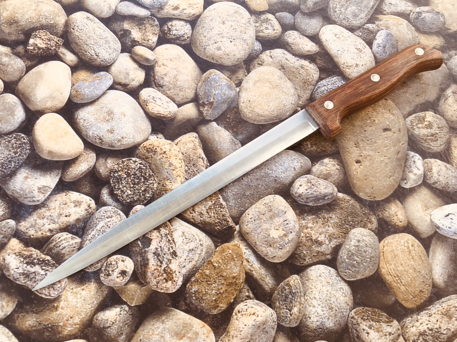 IMPERIAL Mighty Oak Wood Handle 10" Knife Blade Carving Slicing USA Stainles🇺🇸 gallery