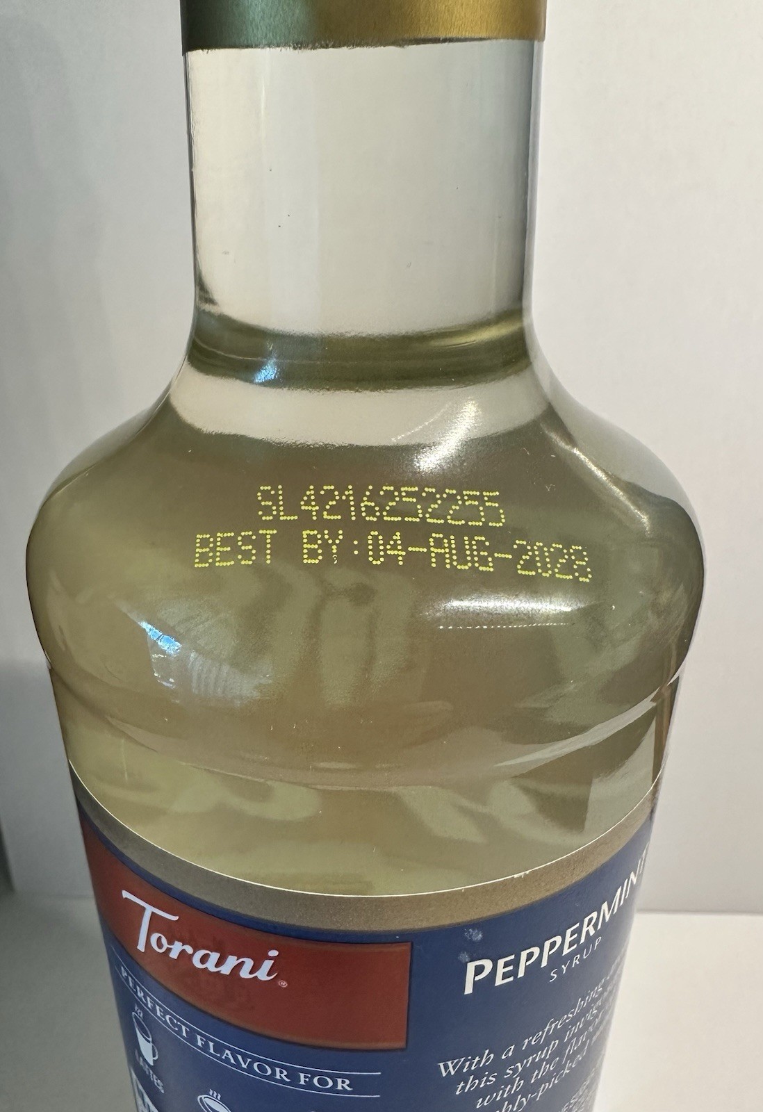 Torani Peppermint Syrup (750 mL) gallery