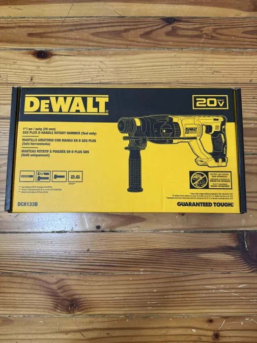 DeWALT DCH133B 20V Max 1” SDS Plus D-Handle Rotary Hammer TOOL ONLY Brand New gallery