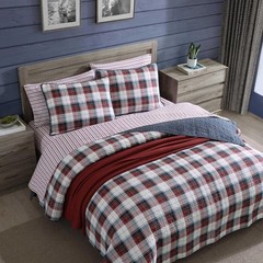 Nautica Full/Queen Quilt Set, Super Soft Reversible Bedding Matching Sham 3940