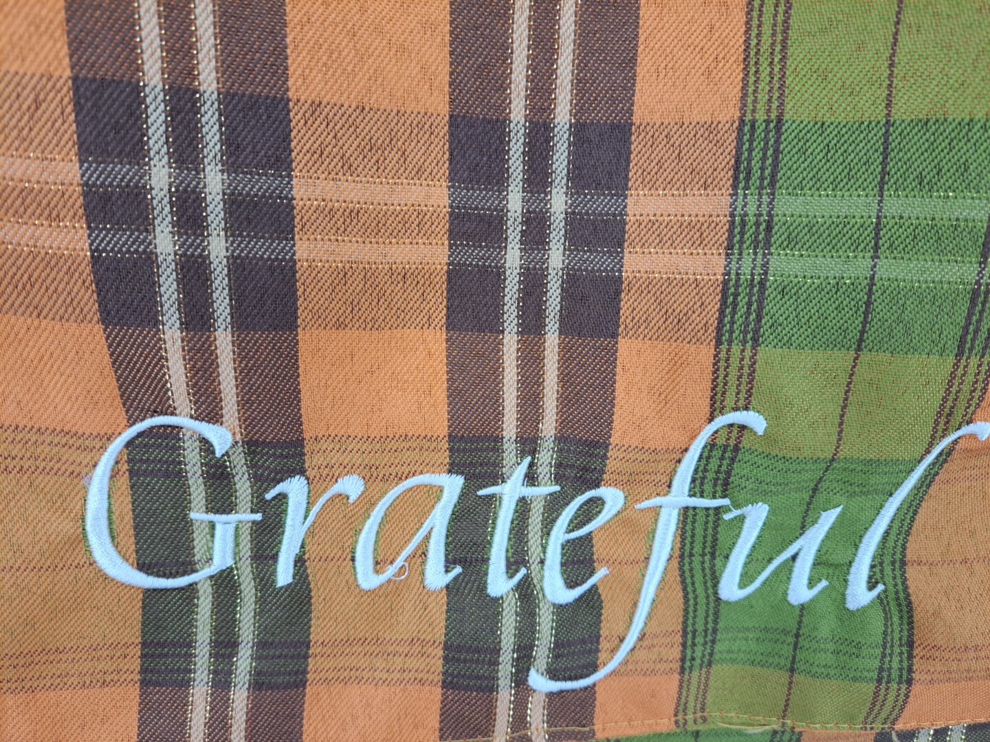 Better Home 100% Polyester Plaid Table Runner Fall Grateful Thanksgiving 12"x70" gallery