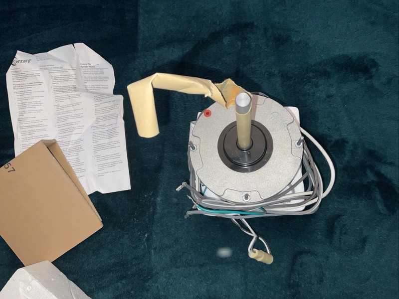 Century ORM5488BF Condenser Fan Motor 825 RPM 1/8 to 1/3 HP gallery