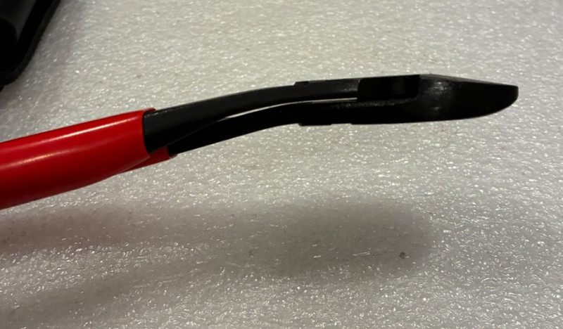Knipex High Leverage Diagonal Cutters 10" 74 21 250 / angled / WITH HOLSTER gallery