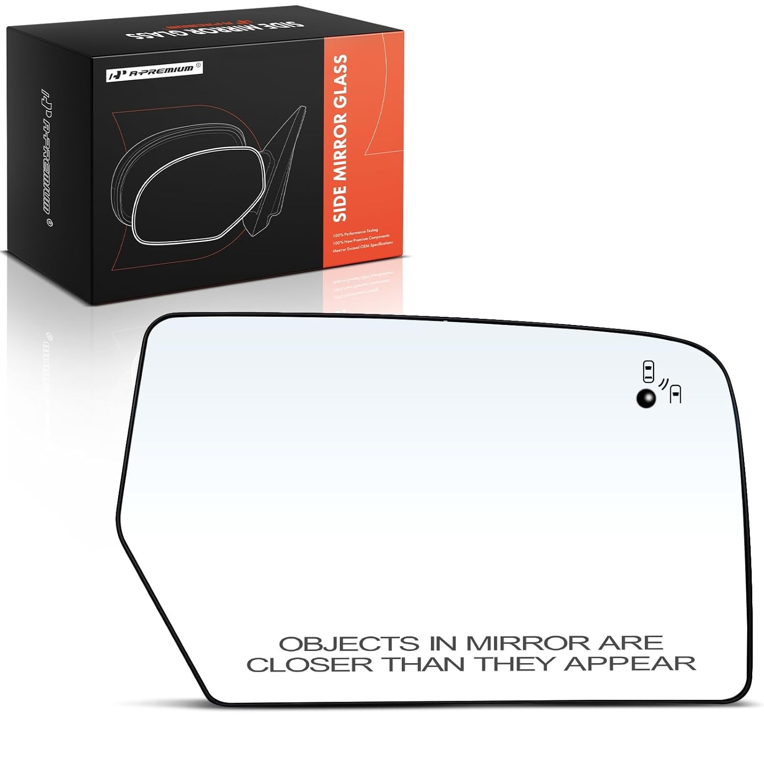 Right Passenger Side Heated Mirror Glass for Ford Expedition No Frame gallery