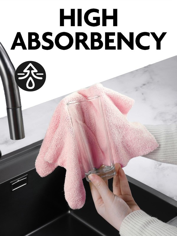Microfiber Cleaning Cloth Roll -75 Pack, Tear Away Microfiber Towels, 12" x 1... gallery