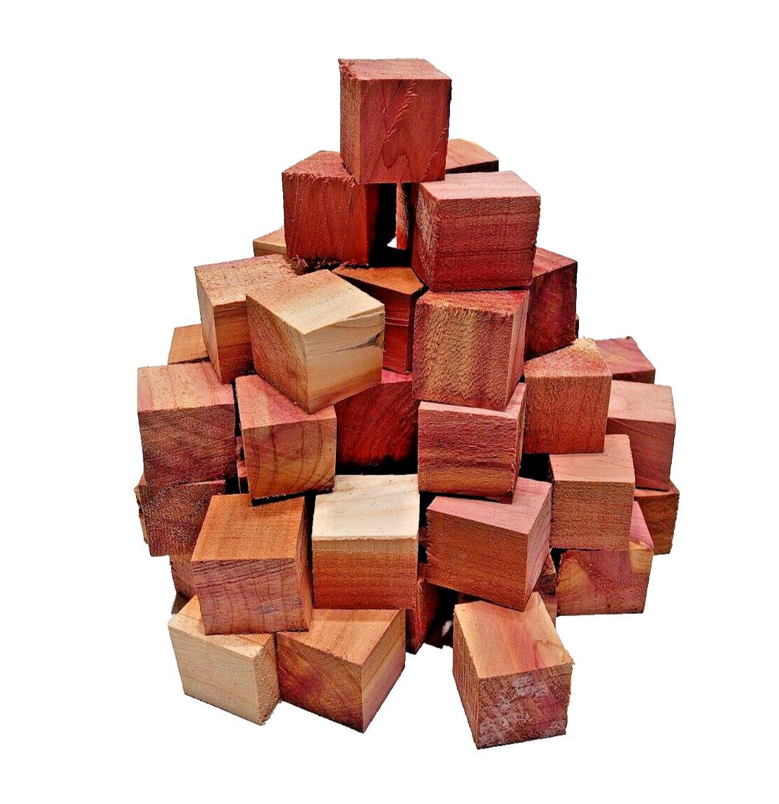 60 Aromatic Red Cedar Wood Blocks CHEMICAL FREE BUG/MOTH REPELLENT SHIPs FREE! gallery