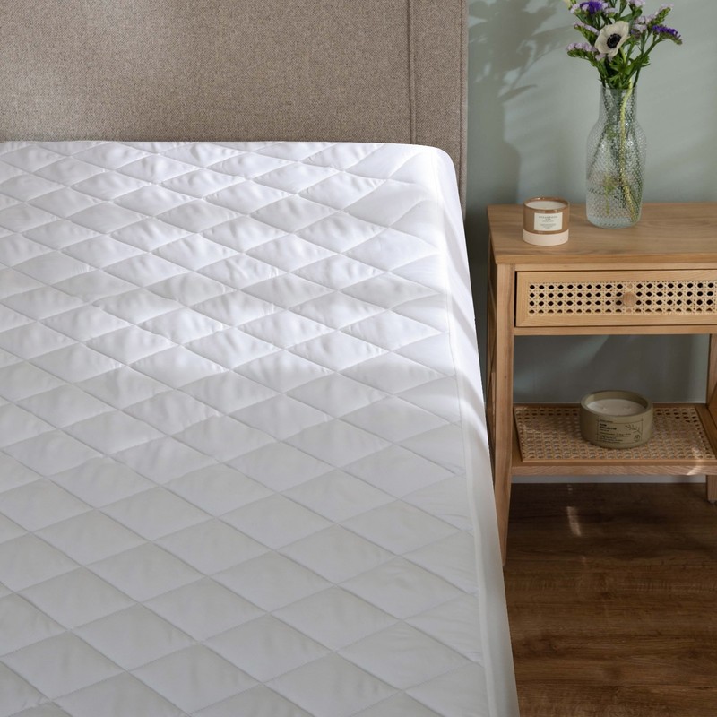 Waterproof Mattress Protector Pad Hypoallergenic Breathable Fitted Bed Covers gallery
