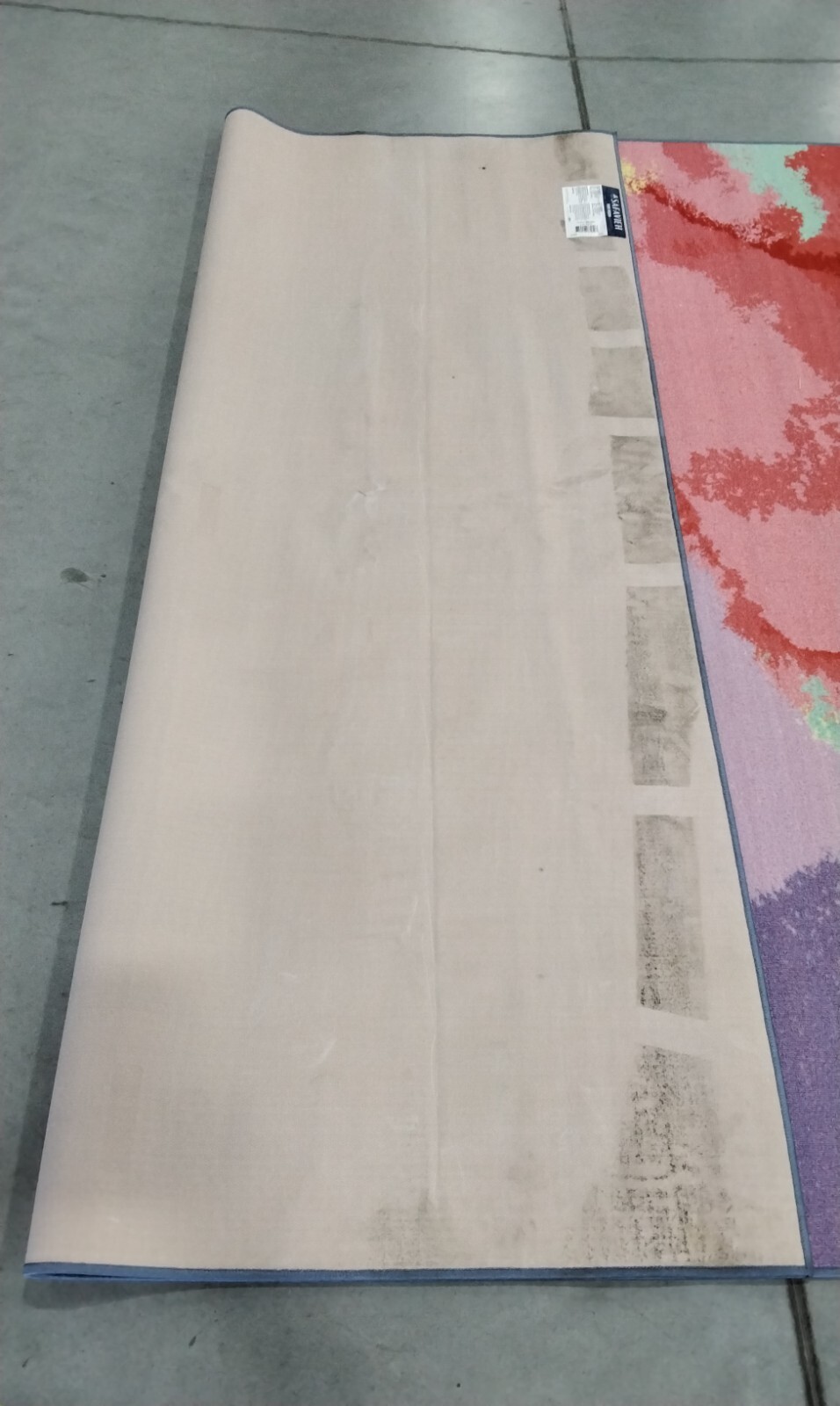 FUCHSIA / YELLOW 7'-9" X 10' Back Stain Rug, Reduced Price 1172715104 PTB121A-8 gallery