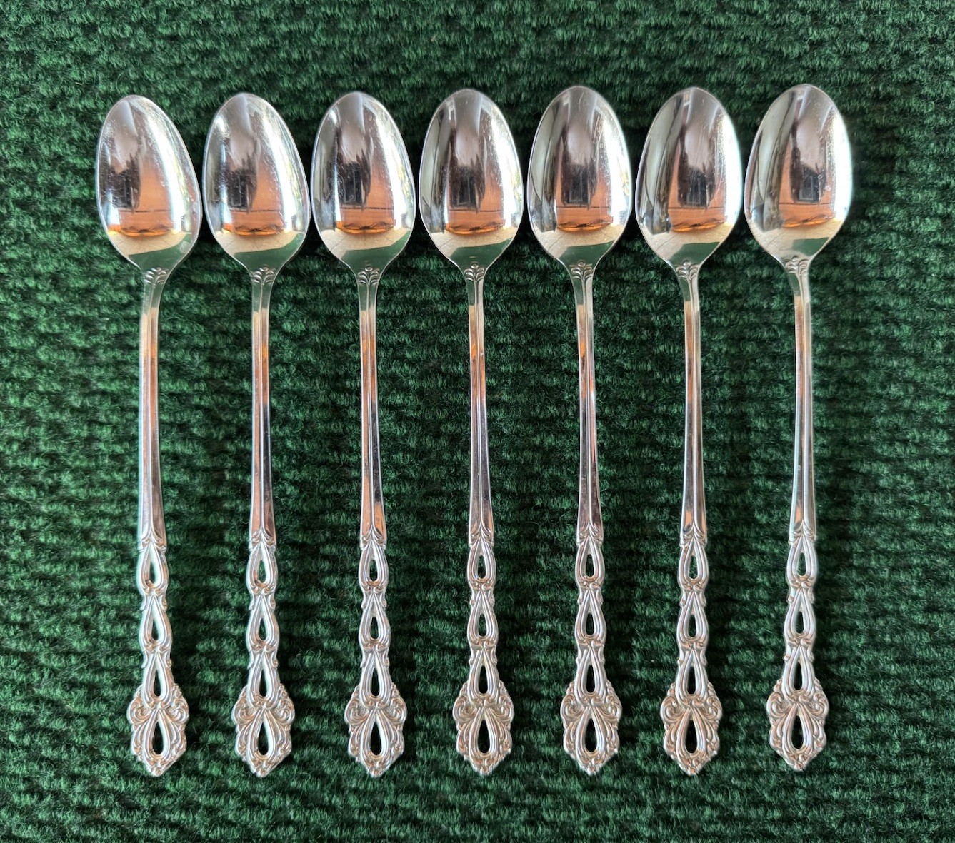 Oneida CHANDELIER Iced Tea Spoons (Set of 7) Community Stainless gallery