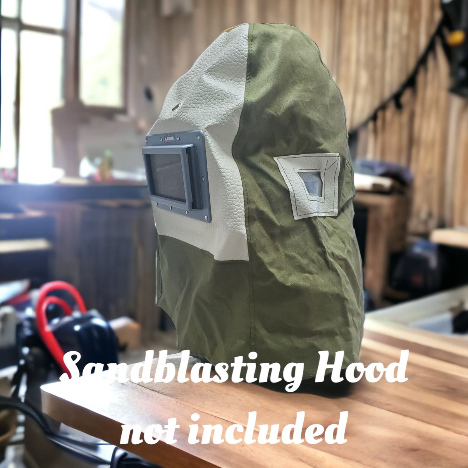 Replacement Lens for Abrasive Sandblasting Hood - 3in x 5in - 5pack gallery