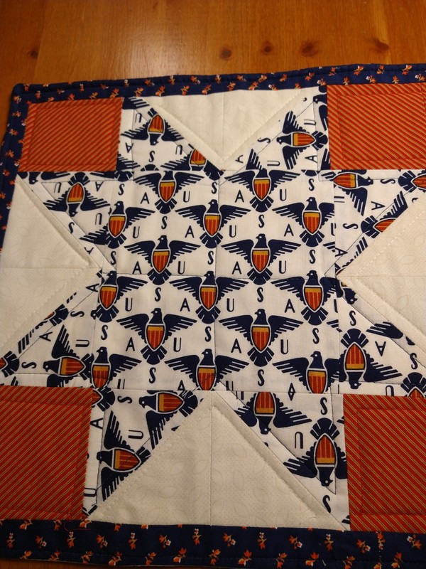 USA 250th, Eagles Handmade Quilted Table Runner, 41 x 14 inches Free Shipping gallery