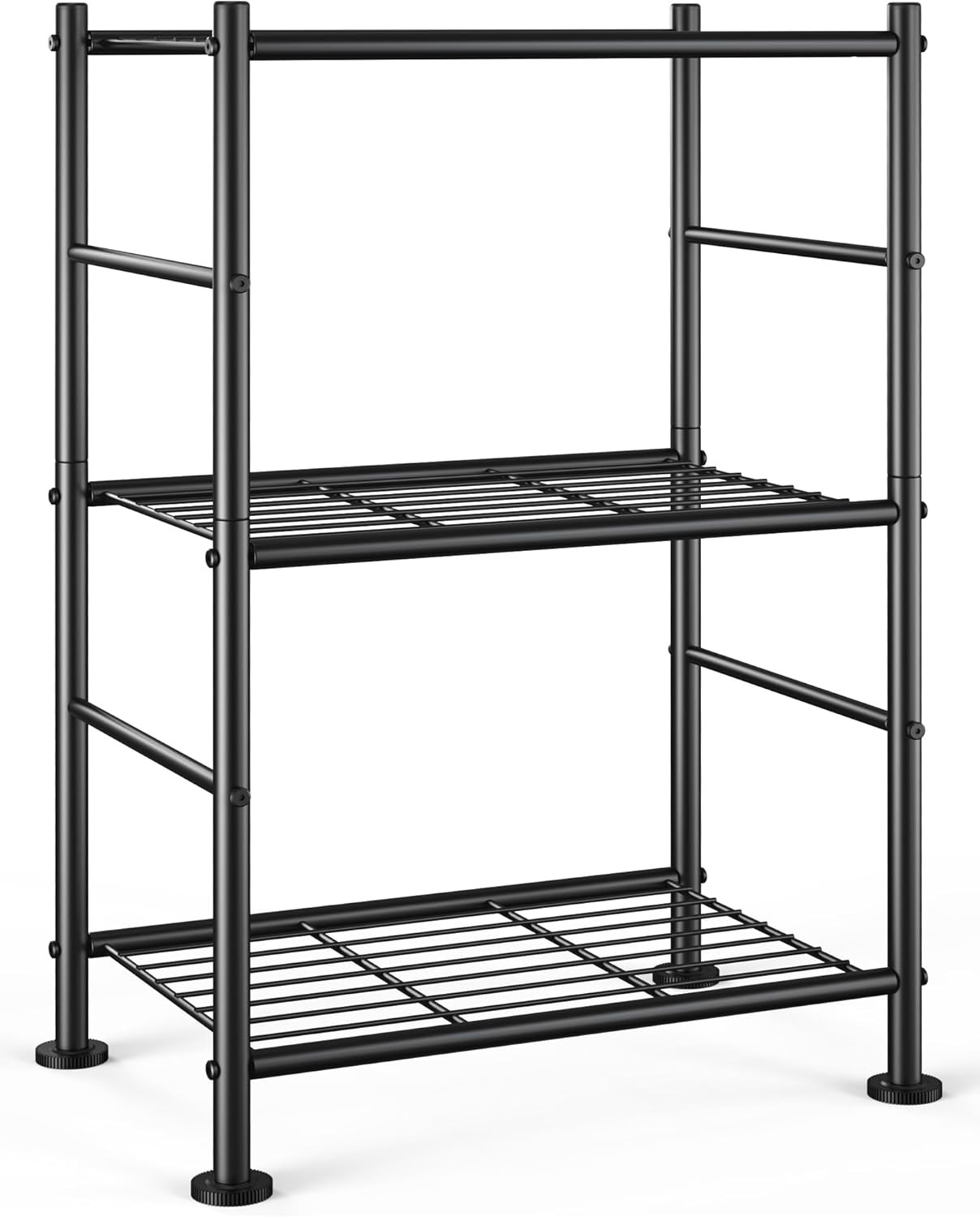 Storage Shelves - 3 Tier Shelf Organizer, Sturdy Metal Garage Shelving with Adju gallery