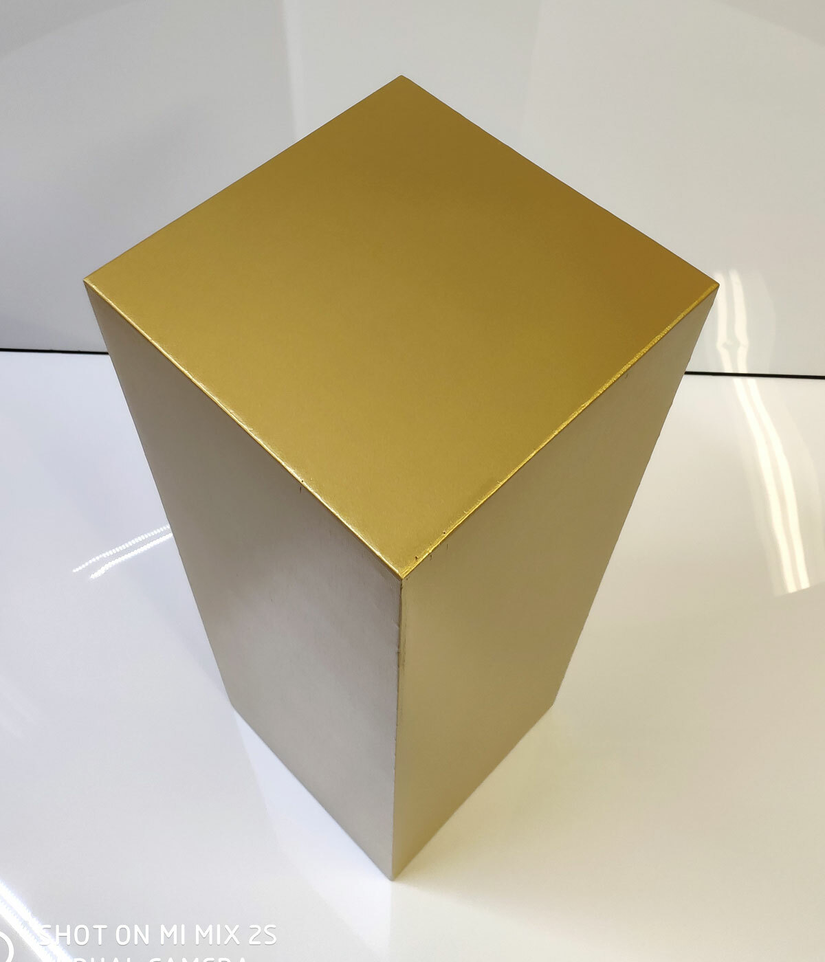 42" Tall GOLD Display Pedestal Stand Riser Column Pillar - Weddings Parties gallery