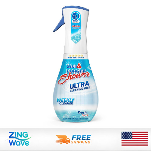 Wet & Forget Fresh Shower Cleaner, Fresh Scent, 16.9 fl oz gallery