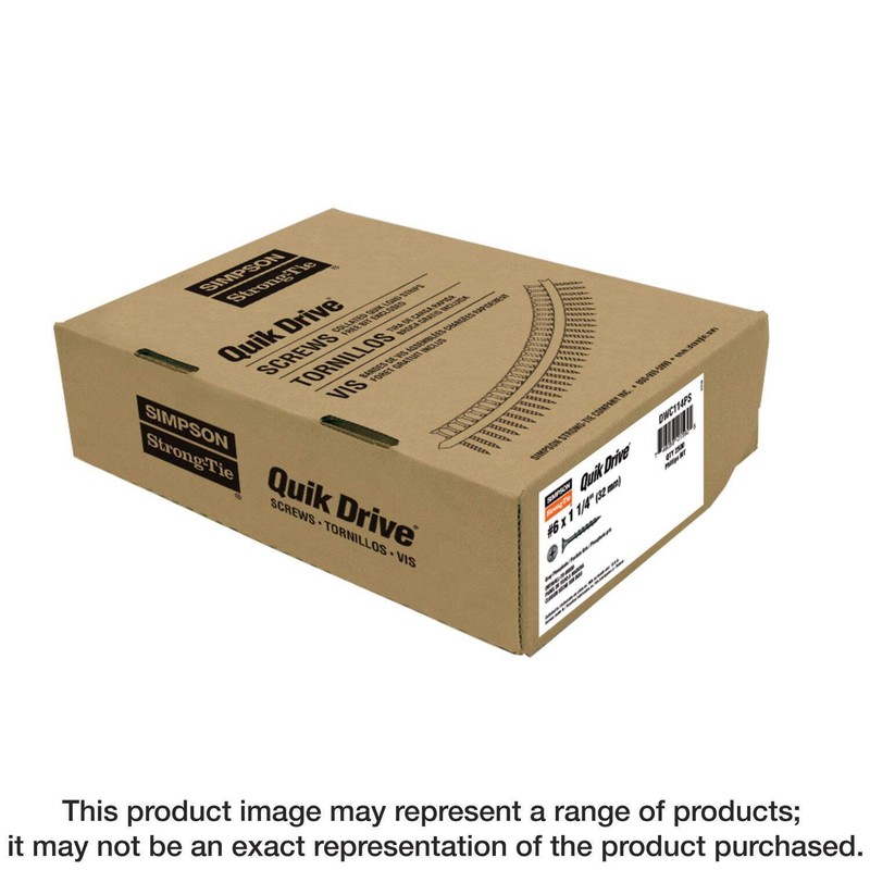 Simpson DWC1PS DWC Drywall Screw (Collated) — #6 x 1 in. #2 Phillips Bugle-Head gallery