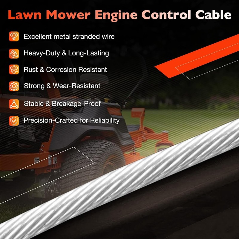 06921100 Engine Control Cable For Ariens Push Self-Propelled Recoil Start Model gallery