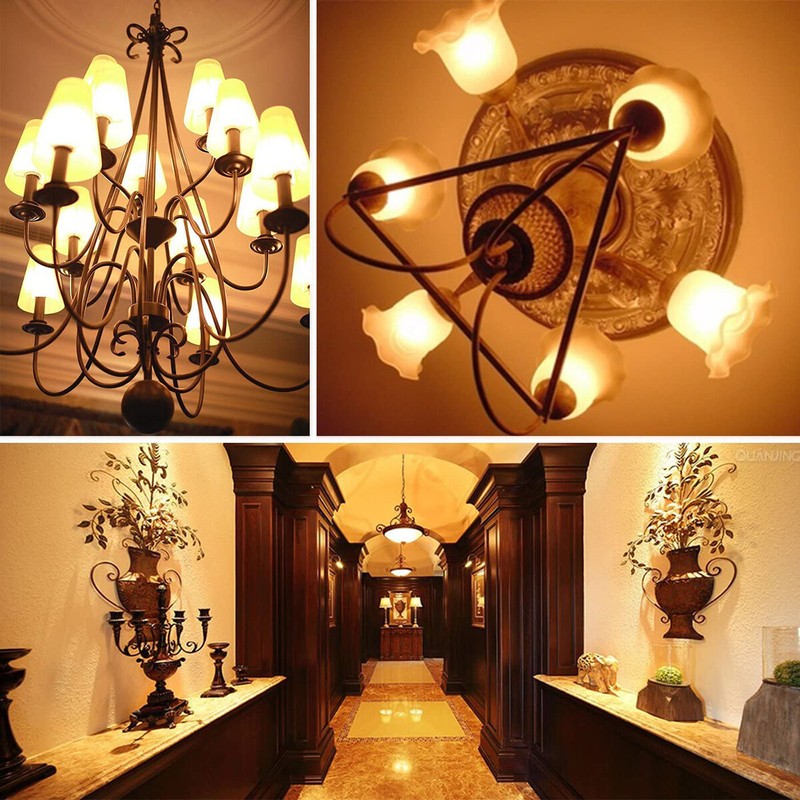 16W E12 LED Corn Bulb Light 6000K Candelabra Ceiling Fan Lamp Daylight White /US gallery
