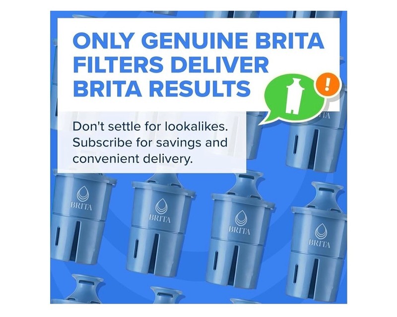2 PACK Brita Elite Replacement Water Filters Pitcher Dispenser Sealed Blue OB06 gallery