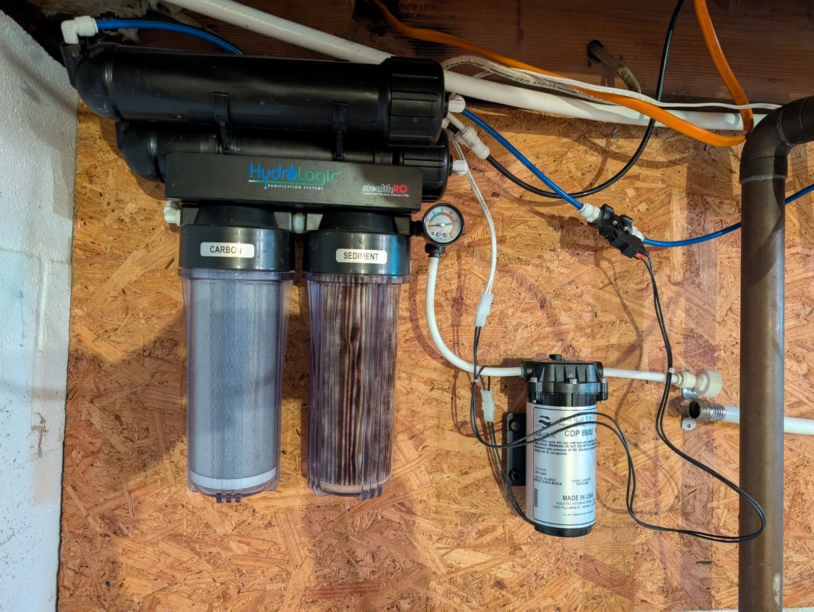 Hydrologic STEALTH-RO300 Reverse Osmosis System with Aquatec Booster Pump gallery