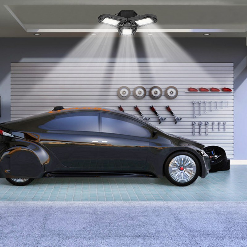 80W 7000LM LED Garage Lights Deformable LED Garage Ceiling Light LED Shop Lamp gallery