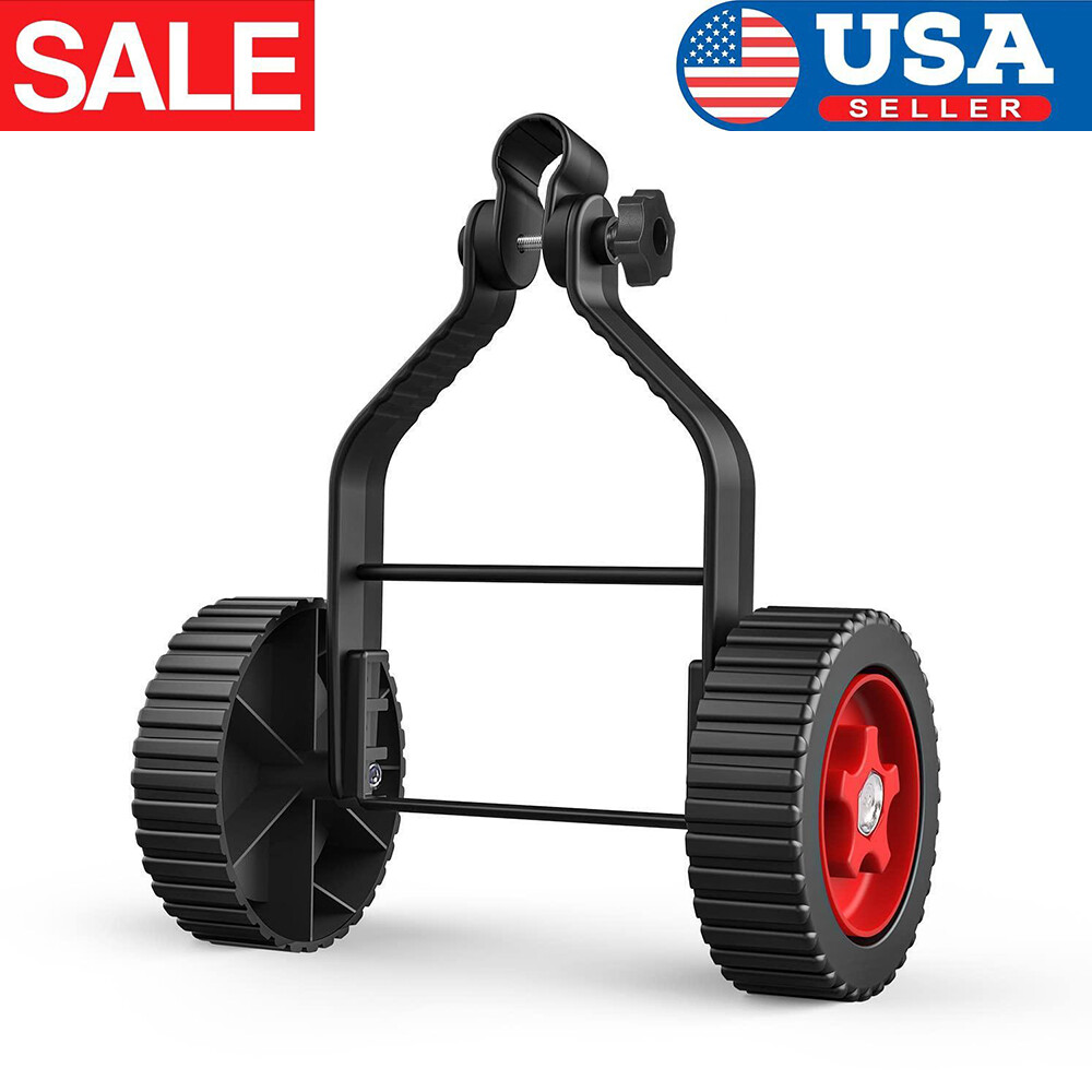 Universal Grass Rope Trimmer Weeder Stabilizing Adjustable Support Wheel Set NEW gallery