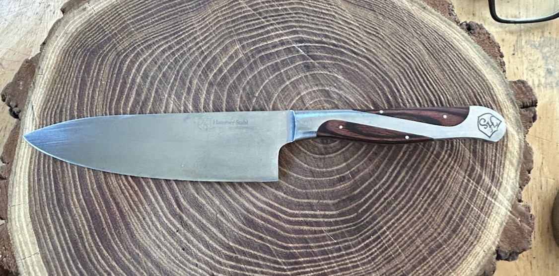 Hammer Stahl 6-Inch Chef Knife - High Carbon German Forged Steel NEAR MINT gallery