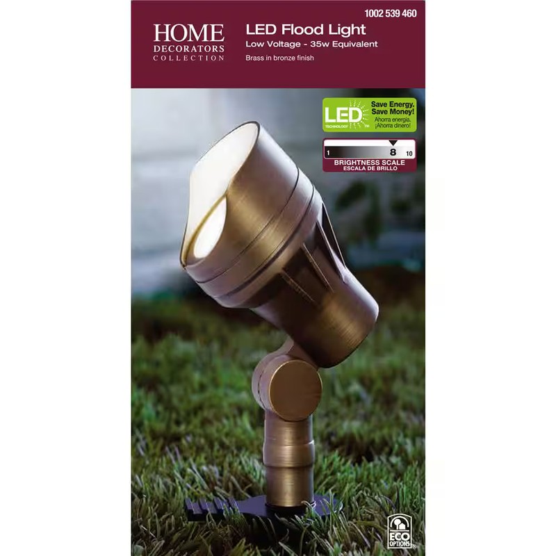Home Decorators LED Flood Light Low Voltage Uplight in Bronze Finish 250 Lumen gallery