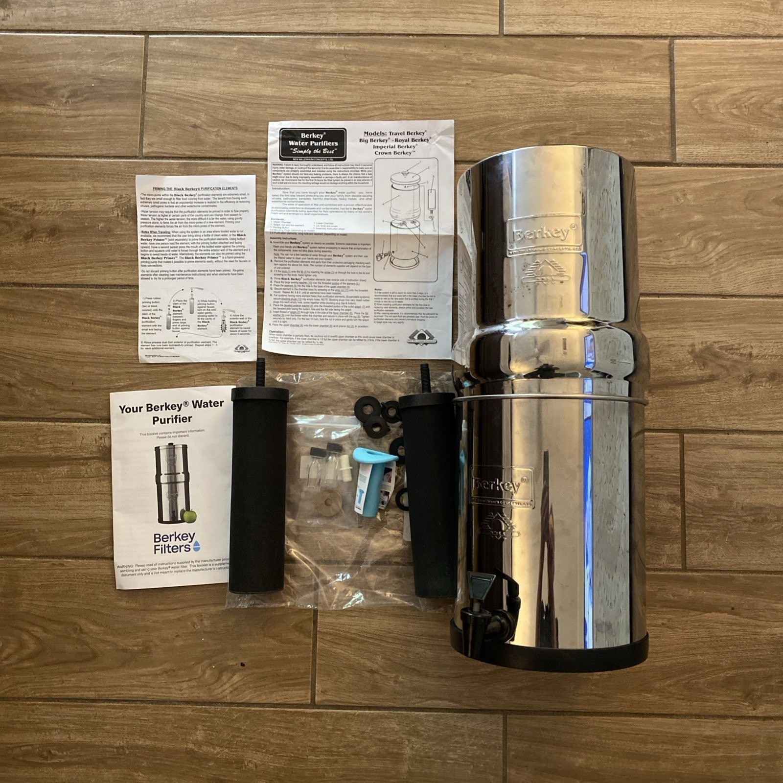 Berkey Water Filter W/ Filters Pre Owned AS-IS NOT COMPLETE READ gallery