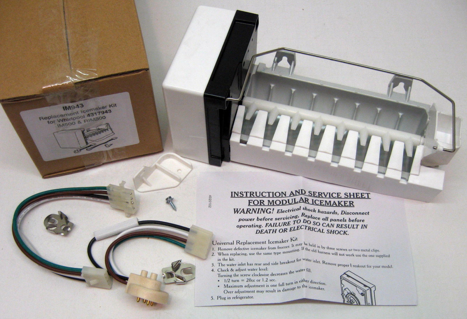 IM943 Refrigerator Icemaker for Whirlpool Kenmore Coldspot 106.626633 106.626636 gallery