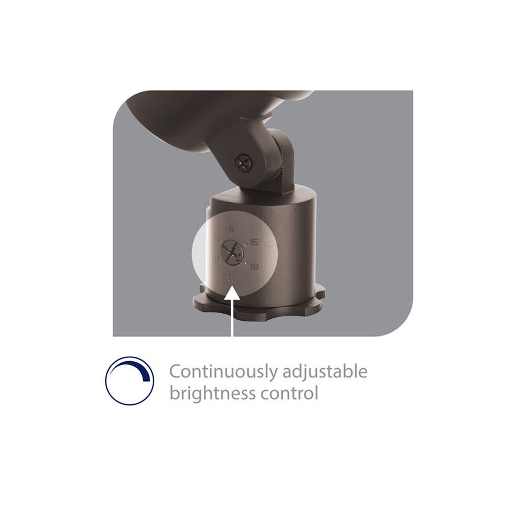 WAC 5011-27BZ • 18W LED Uplight • Adjustable Beam and Lumens, 3000K• Bronze gallery