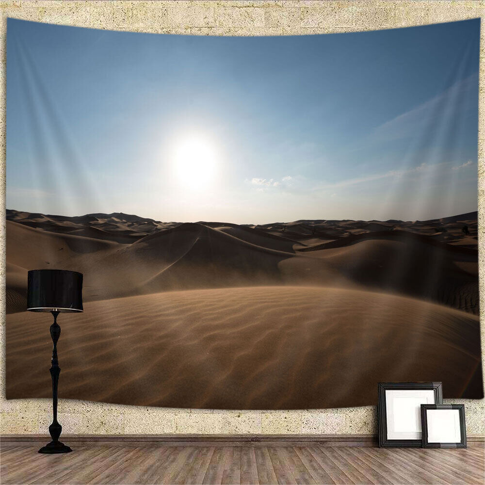 Desert Noon Sun Extra Large Tapestry Wall Hanging Wall Art Nature Background gallery