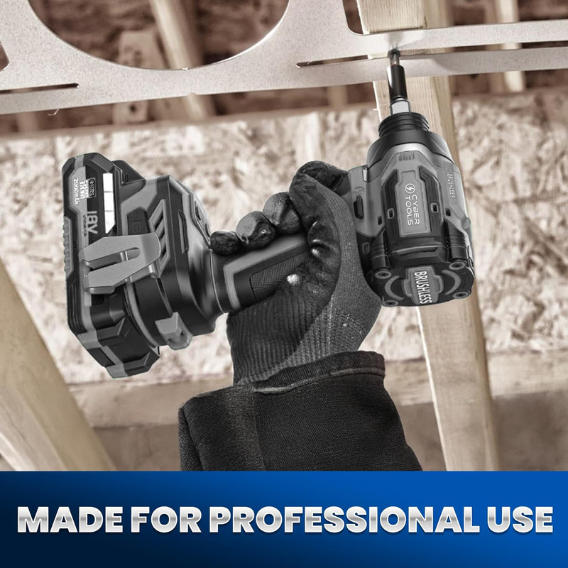 Powerful 21V Brushless Cordless Driver - 230Nm Torque, 2 Batteries & Case Includ gallery