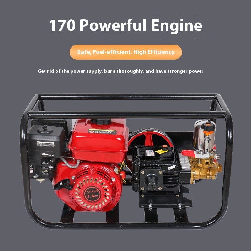 170F Four-stroke Gasoline Self-priming Three-cylinder Column Sprayer gallery