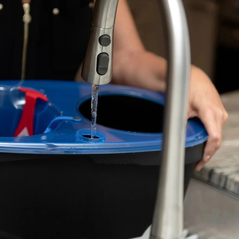 O-Cedar RinseClean Clean Water Spin Mop and Bucket System Clean with Clean Water gallery