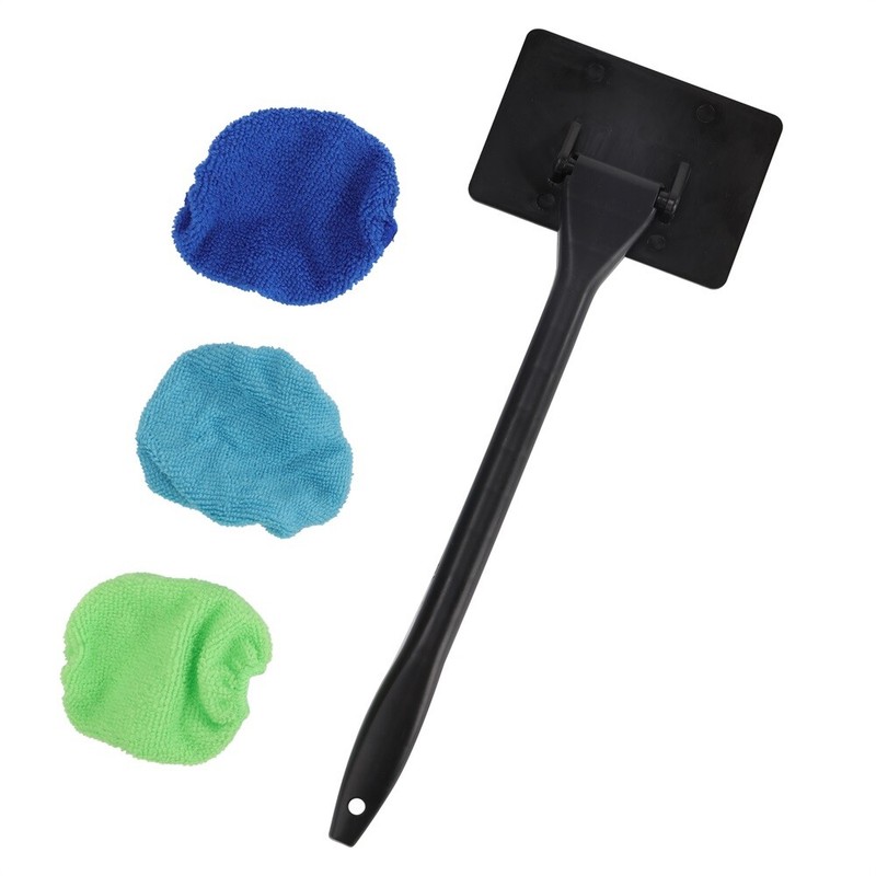 3 Pack Window Windshield Cleaning Tool Microfiber Car Wiper Cleaner Glass Brush gallery